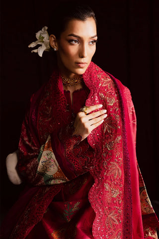 Nureh The Silk Unstitched Collection - 2025 S-28