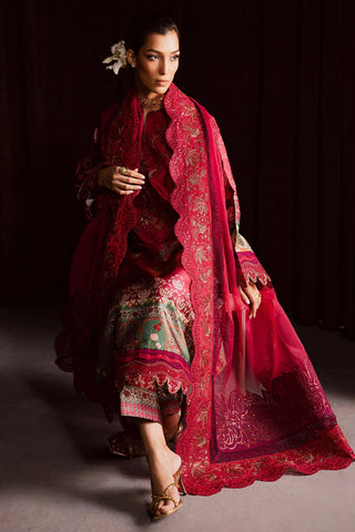 Nureh The Silk Unstitched Collection - 2025 S-28