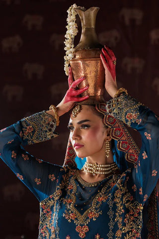 Panache Unstitched Luxury Chiffon Collection - 2025 by Saad Shaikh D-04