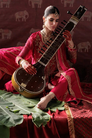 Panache Unstitched Luxury Chiffon Collection - 2025 by Saad Shaikh D-01