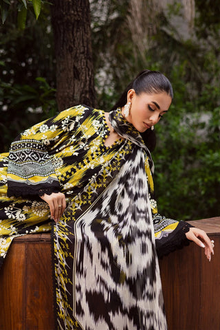 Nureh Unstitched Signature Printed Linen Collection - 2025 SP-168