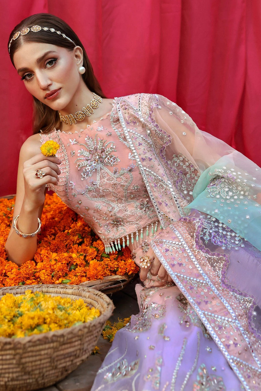 Nureh Jhoomro Unstitched Luxury Formals Collection - 2025 NL-81 Daria