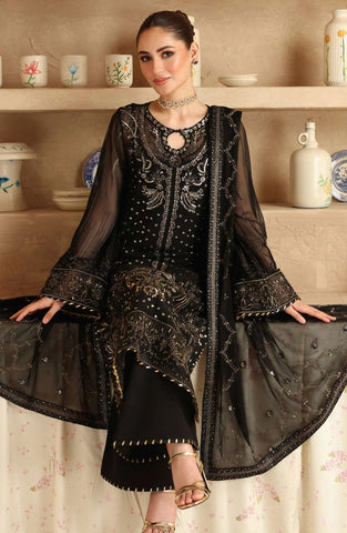 Ramsha Sonehri Unstitched Embroidered Chiffon Collection - 2025 Vol-02 BB-206