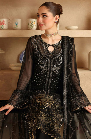 Ramsha Sonehri Unstitched Embroidered Chiffon Collection - 2025 Vol-02 BB-206