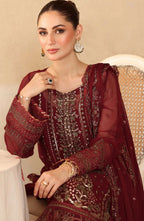 Ramsha Sonehri Unstitched Embroidered Chiffon Collection - 2025 Vol-02 BB-204