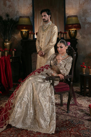 Imrozia Serene Noor e Naaz Unstitched Bridal Collection - 2025 IB-53 Shahkar