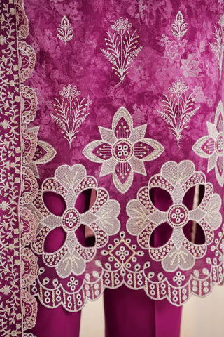 VS Zynah Unstitched Premium Chikankari Collection - 2025 D-687