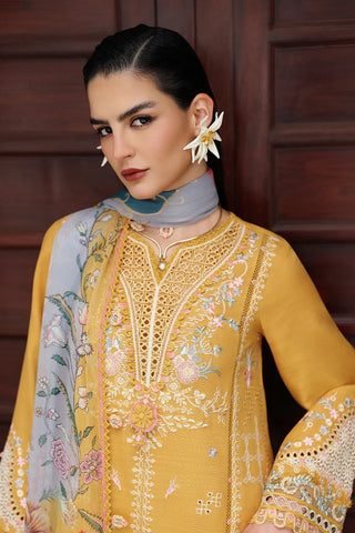 Qline Unstitched Linen Collection - 2025 KL-06 GLEAM