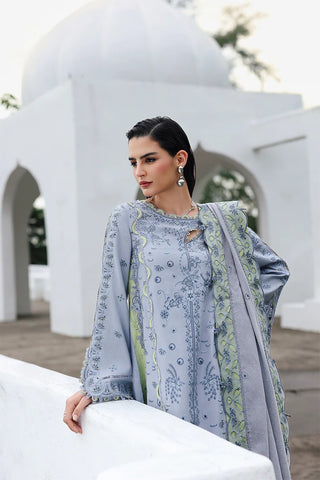 Qline Unstitched Linen Collection - 2025 KL-13 SAAHIL