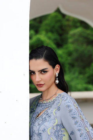 Qline Unstitched Linen Collection - 2025 KL-13 SAAHIL