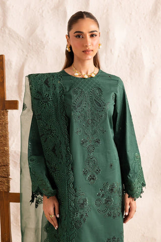 Marjjan Guzel Unstitched Embroidered Lawn Collection - 2025 SMC-206 (Green)