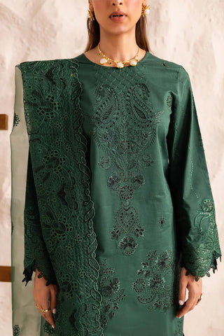 Marjjan Guzel Unstitched Embroidered Lawn Collection - 2025 SMC-206 (Green)