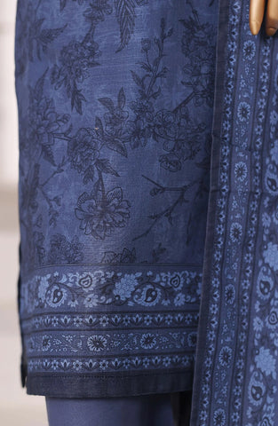 Sadabahar Printed Stitched Khaddar 3PC Collection - 2025 (BLUE D-05)