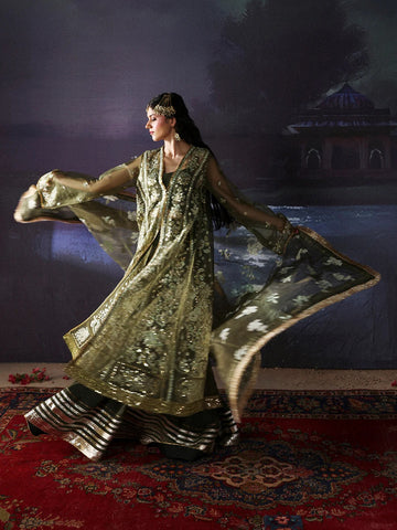 Pakeezah Unstitched Luxury Formals - 2025 by Mahnur PK-04 HANIYE