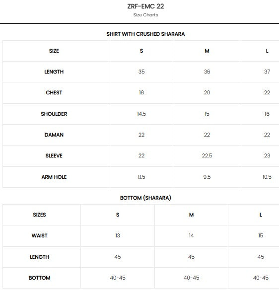 Zarif Stitched Eid Chiffon Collection - 2026 (ZRF-EMC 22)