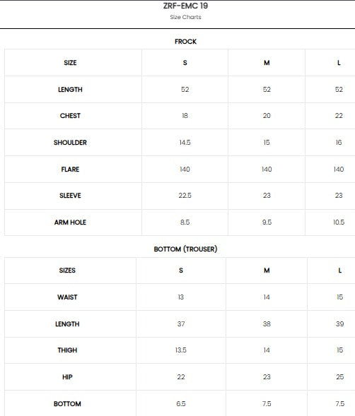 Zarif Stitched Eid Chiffon Collection - 2026 (ZRF-EMC 19)