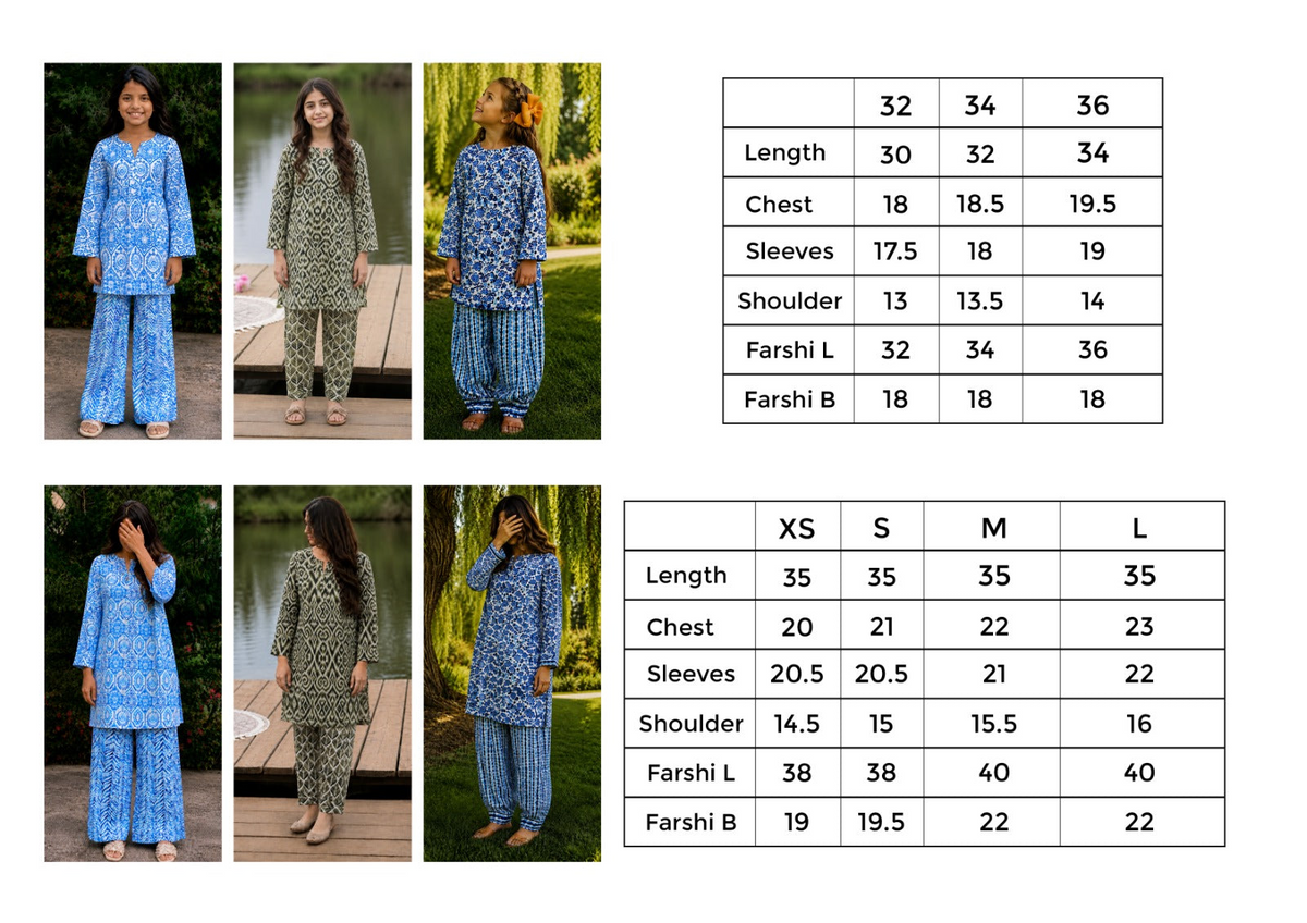Parchhai by Amna Khadija | Pret Mom & Me 2pc Printed Collection'26 (D-02)