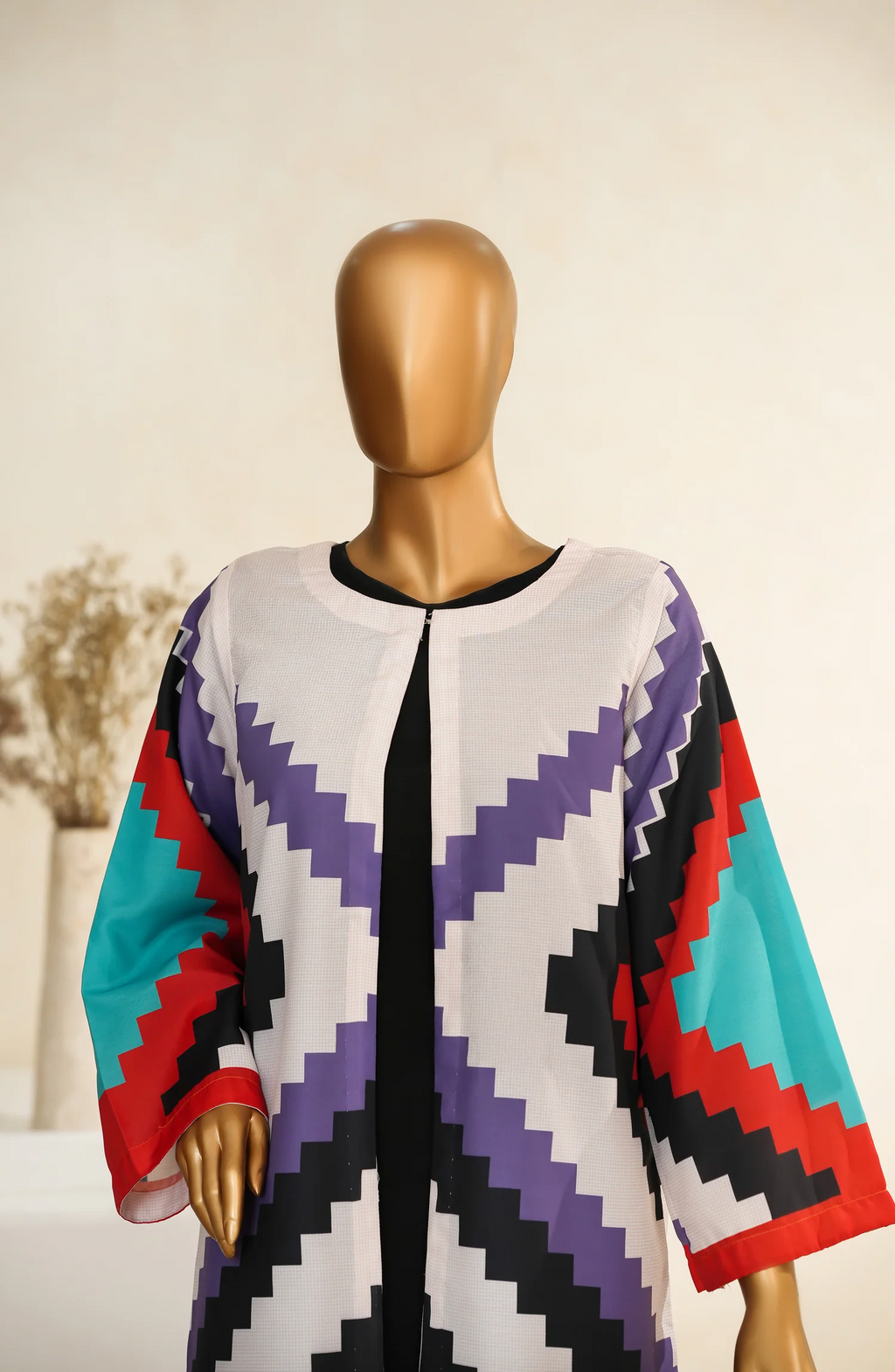 Zehaina by Amna Khadija | RTW Digital Printed Poly Swiss Coat Collection - 2025 (MULTI)