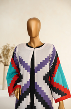 Zehaina by Amna Khadija | RTW Digital Printed Poly Swiss Coat Collection - 2025 (MULTI)