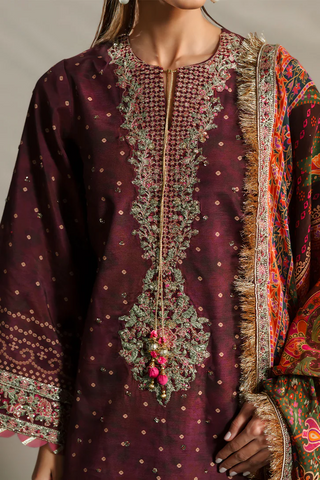 Shagun by Neeshay | Unstitched Rawsilk Vol-II Collection - 2025 (MAHVEEN)