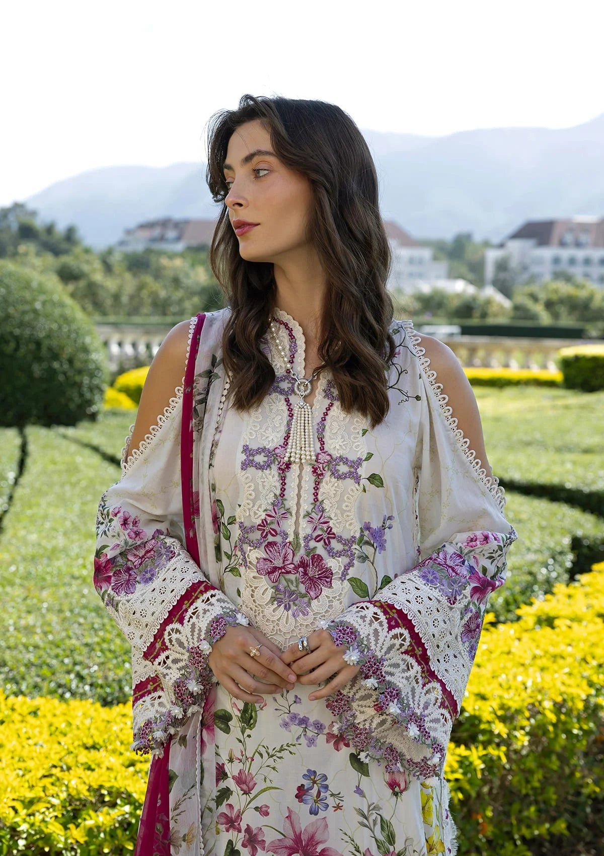 Elaf Signature Unstitched Printed Embroidered Lawn Collection - 2026 ESA-1A DUCHESS