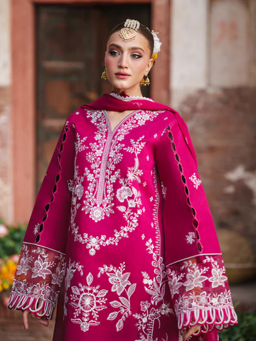 Gul by Mahnur | Unstitched Embroidered Lawn Collection - 2026 G-001