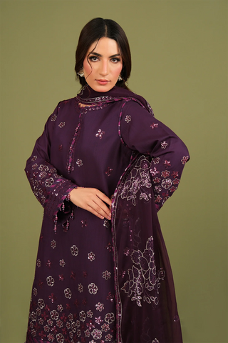 Alizeh Unstitched Luxe Raw Silk Vol-II Collection - 2026 AF-RS-09-Mulbery