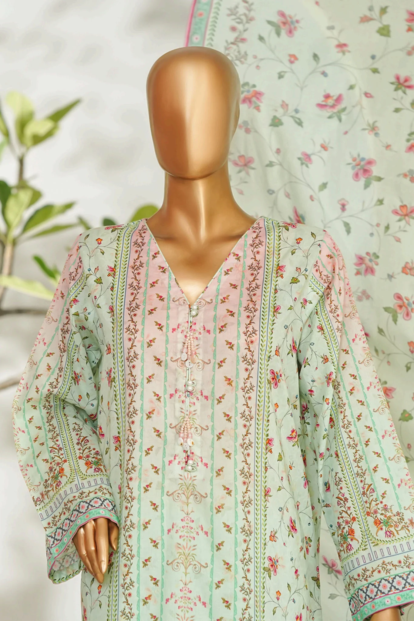 Bin Saeed Stitched Exclusive Printed Lawn Vol-III Collection - 2026 BS26PL-07