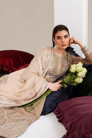 Maya by Nurèh | Unstitched Embroidered & Embellished Velvet Collection - 2025 NW-108