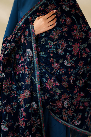Zarif Exclusive Unstitched Velvet Shawls Collection - 2025 ZRF-VS-01