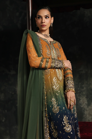 Aura by Charizma | Unstitched Luxury Chiffon Vol-01 Collection - 2026 CA26-02