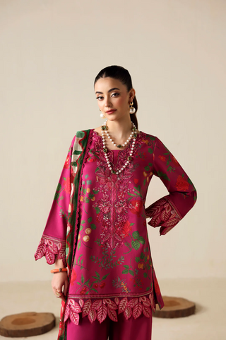 Zyrah by Naqsh | Unstitched Fall Winter Collection - 2025 SHOCKING PINK - 00178