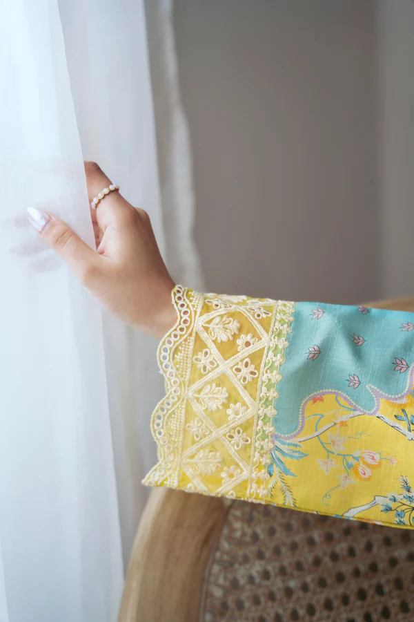 Aabyaan Unstitched Printed Luxe Lawn Collection - 2026 (AYLIN-AP-02)