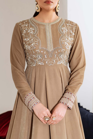 Maya by Nurèh | Unstitched Embroidered & Embellished Velvet Collection - 2025 NW-108