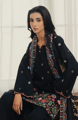 Serán Unstitched Embroidered Winter Collection - 2025 (NYTHEA)