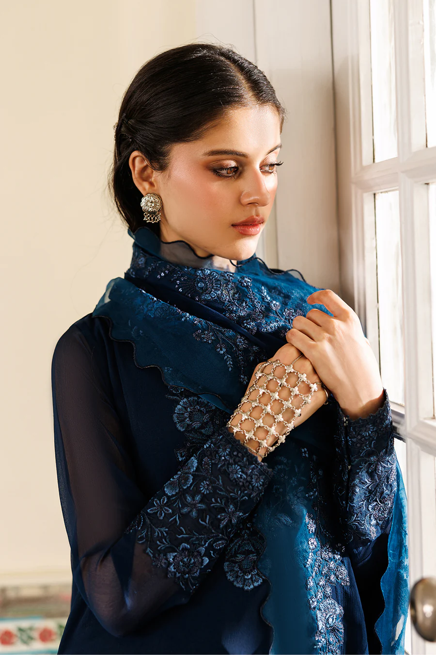 Iznik Unstitched Embroidered Chiffon Semi-Formals Collection - 2026 CC-94