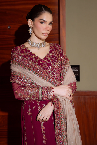 Elaya by Nureh | Unstitched Luxury Chiffon Formal Collection - 2026 NEL-86