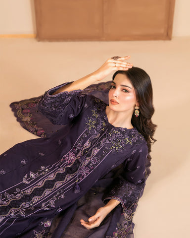 Tawakkal Mahani Semi-Stitched Fancy Embroidered Collection - 2025 D-4312