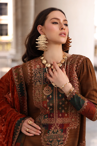 Poshima by Charizma | Unstitched Embroidered Leather Vol-III Collection - 2025 PSW5-18