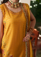 Shagun by Neeshay | Unstitched Embroidered Rawsilk Collection - 2026 (Zarina)