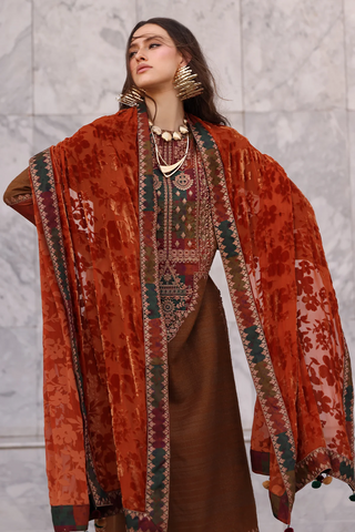 Poshima by Charizma | Unstitched Embroidered Leather Vol-III Collection - 2025 PSW5-18