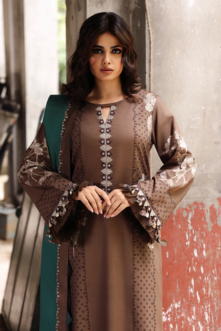Combination by Charizma | Unstitched Embroidered Linen Vol-II Winter - 2025 CCW6-16