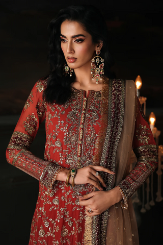 Aura by Charizma | Unstitched Luxury Chiffon Vol-01 Collection - 2026 CA26-03