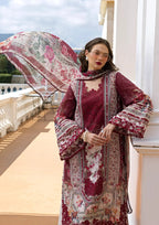 Elaf Signature Unstitched Printed Embroidered Lawn Collection - 2026 ESA-2B RUBY LADY