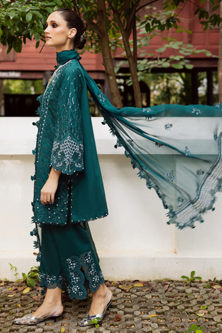 Lovella by Marjjan | Unstitched Embroidered Viscose Collection - 2025 MEV-44 B (ZINC)