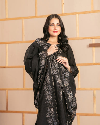 Tawakkal Mahani Semi-Stitched Fancy Embroidered Collection - 2025 D-4315