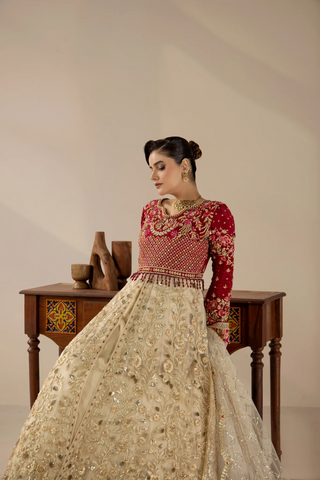 Areesha Unstitched Festive Formal Vol-23 Collection - 2026 (Regal Ivory Couture)