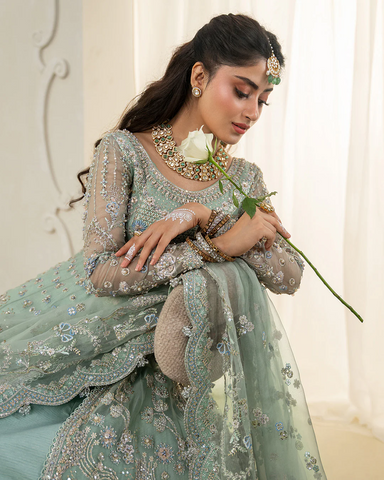 Rua by Faiza Saqlain | Unstitched Wedding Festive Collection - 2025 (SELIN)