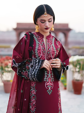 Gul by Mahnur | Unstitched Embroidered Lawn Collection - 2026 G-005