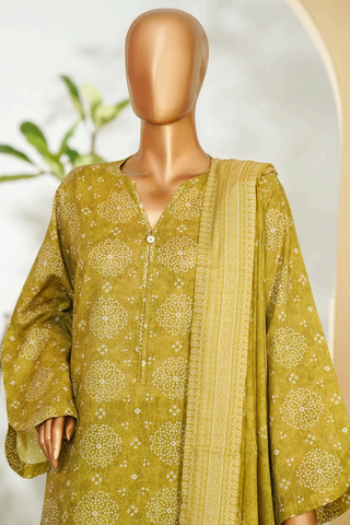 Bin Saeed Stitched Exclusive Printed Lawn Vol-I Collection - 2026 BSE-05-MEHANDI